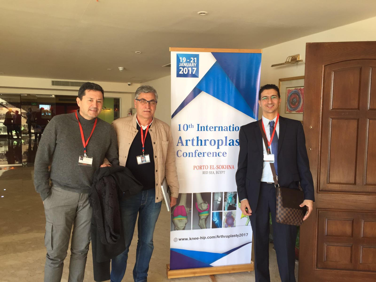 I chirurghi PBS Bianchi, Ferranti, Samer alla conferenza a Il Cairo 19 - 21 gennaio 2017