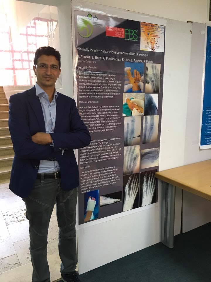 Dott. Abusaa presenta tecnica intervento PBS in Egitto