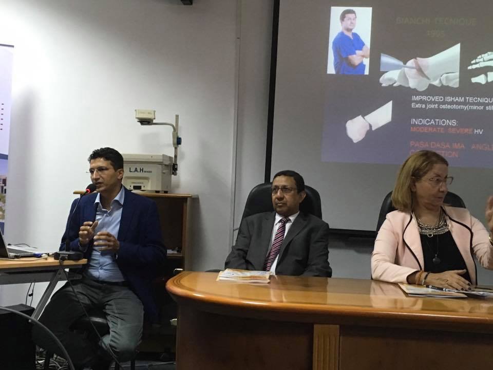 Dott. Abusaa presenta tecnica PBS in Egitto