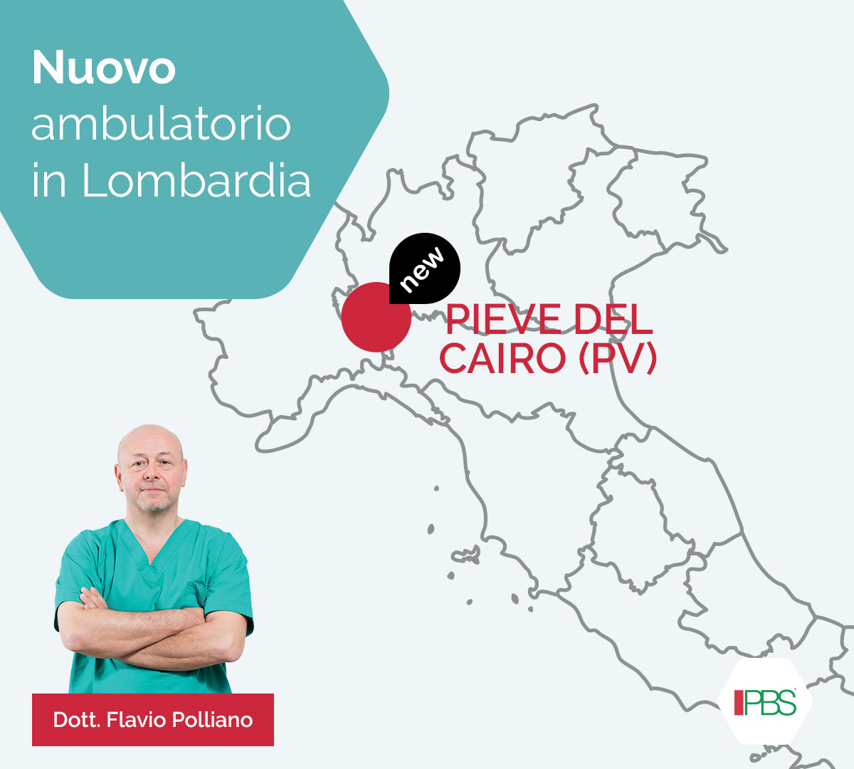 Ambulatorio PBS a Pieve del Cairo