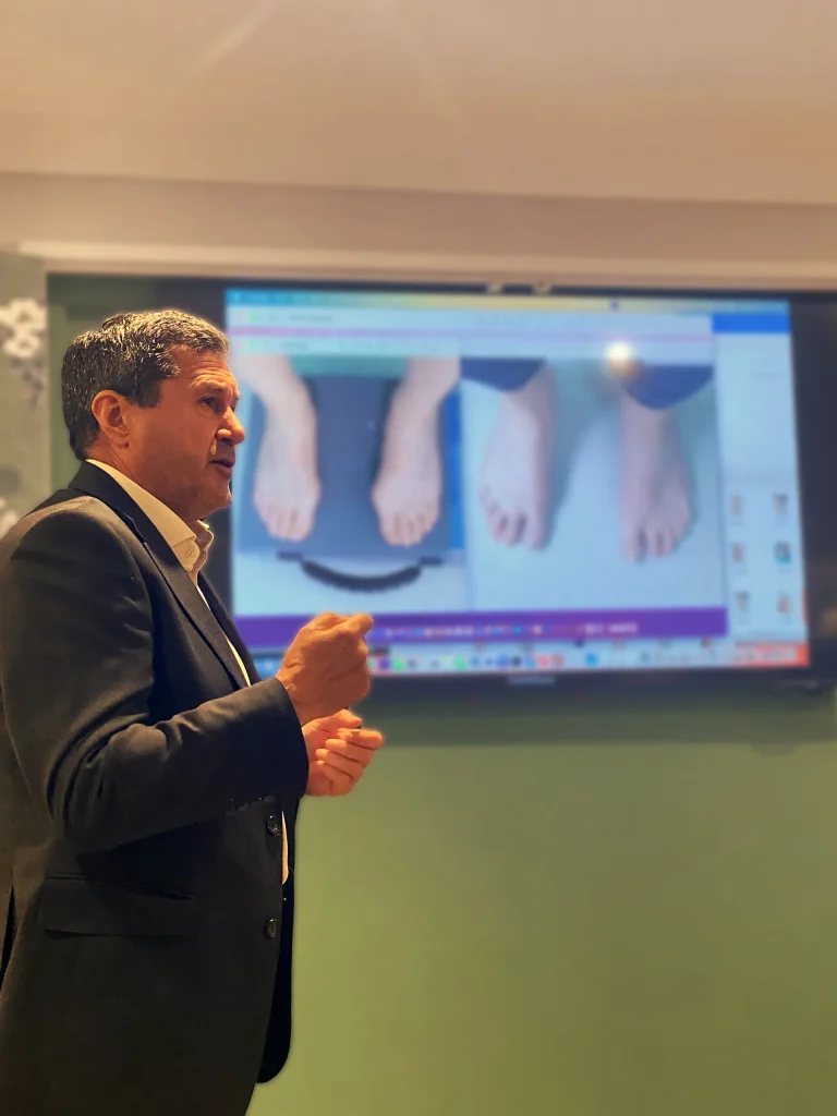 dr. bianchi lezione su tecnica PBS alluce valgo a londra