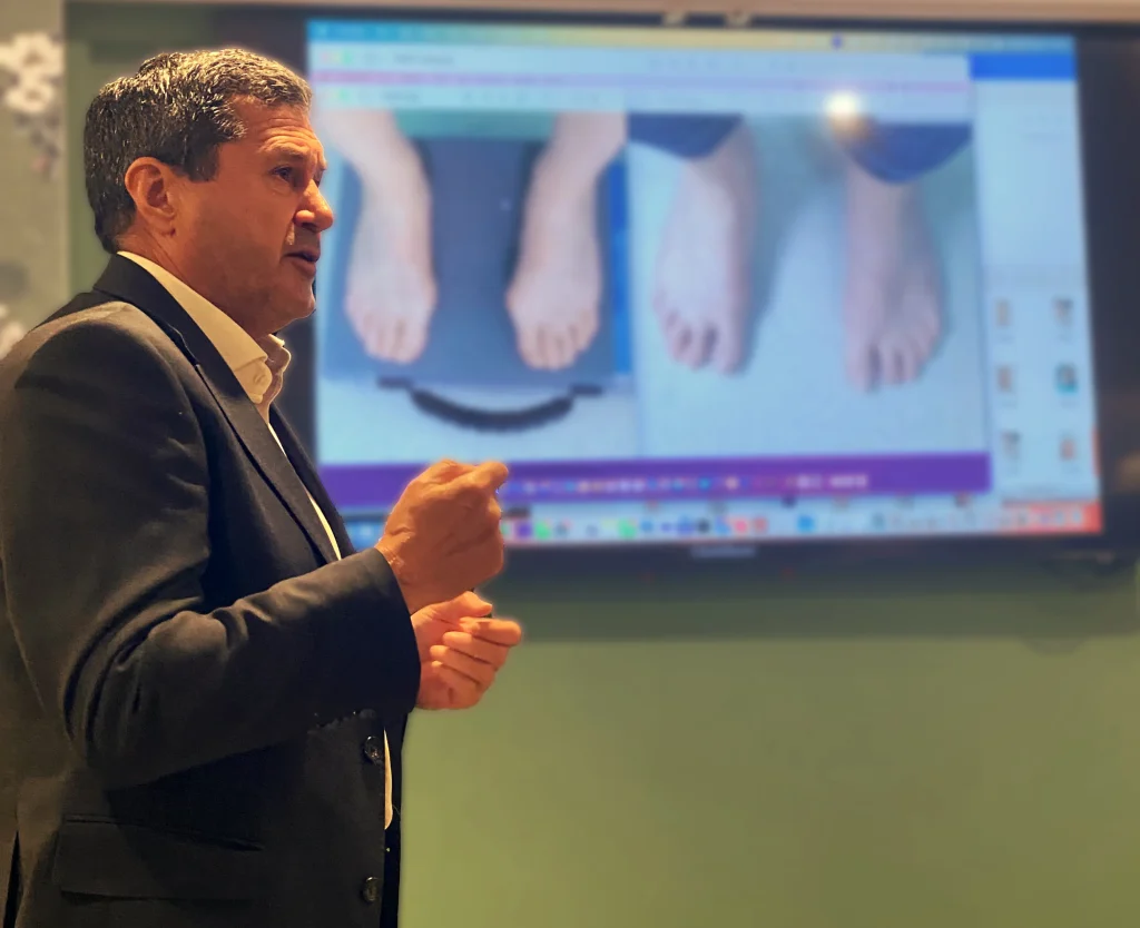 dr. bianchi lezione su tecnica PBS alluce valgo a londra